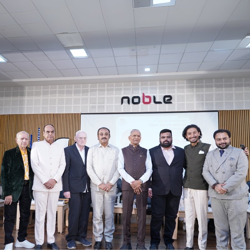 Noble University proudly presents a visionary session with Shri Govindbhai Dholakia.