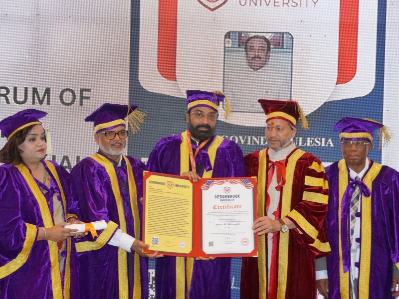 PH.D. (DOCTOR OF PHILOSOPHY)
DEGREE IN EDUCATION
BY CEDARBROOK UNIVERSITY, USA.